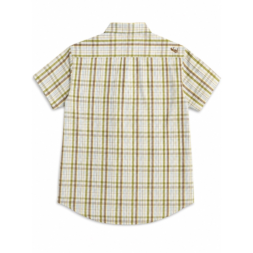 Tony Hawk Mens Medium Plaid Button Down Shirt Y2K Skate Cotton Short Sleeve - Picture 2 of 3